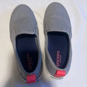 Women’s Canvas Style Slip On Loafers